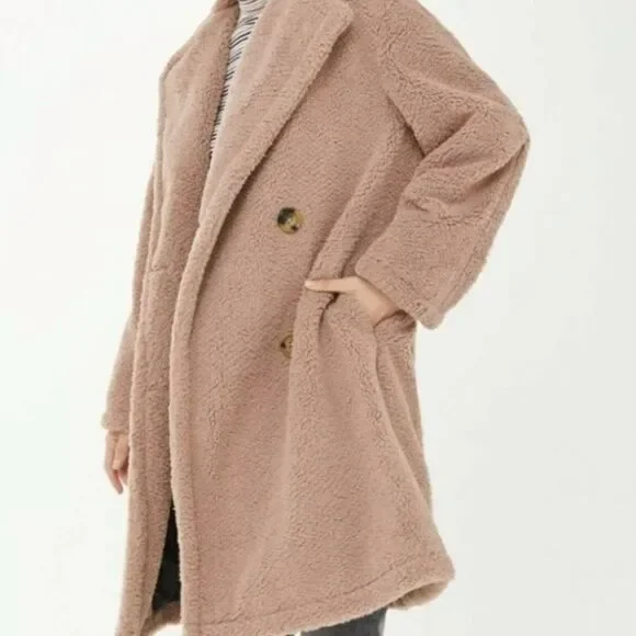 Urban Outfitters Oversized Teddy Coat  - Picture 2 of 15